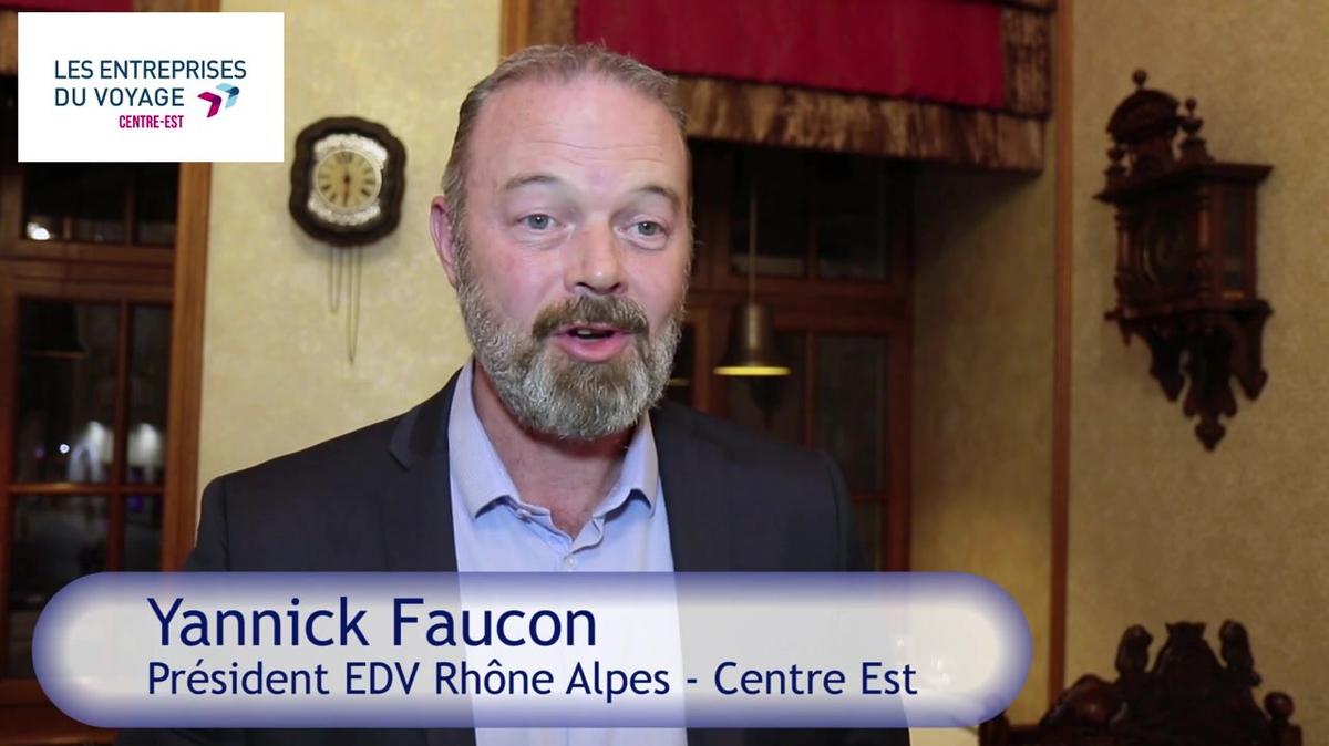 Yannick Faucon, président des Entreprises du Voyage de la région Rhône-Alpes Centre Est.