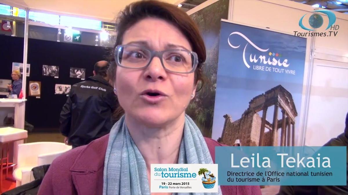 Leila Tekaia, directrice de l'ONTT à Paris mars 2015
