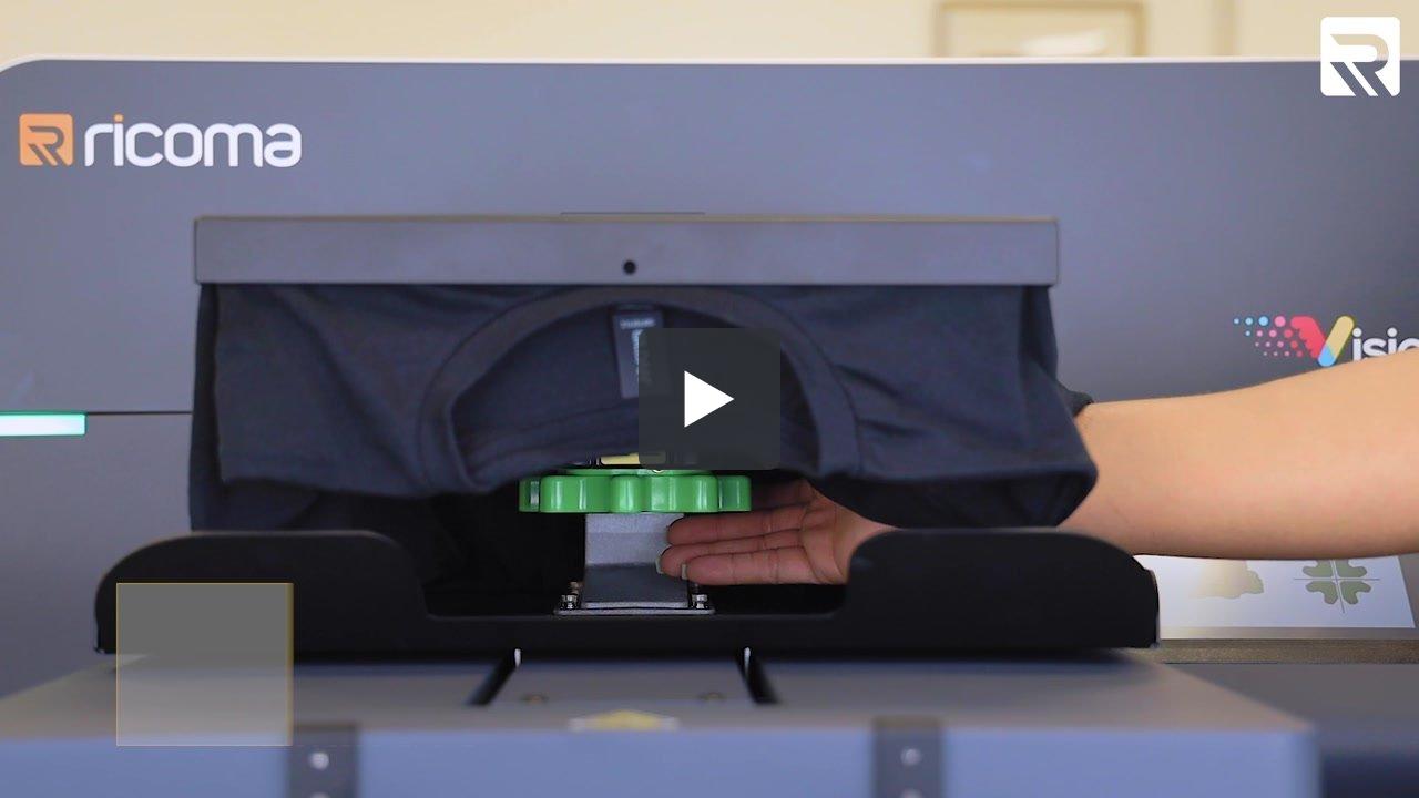 Vision DTG Printer Pretreatment with SonicJet Machine