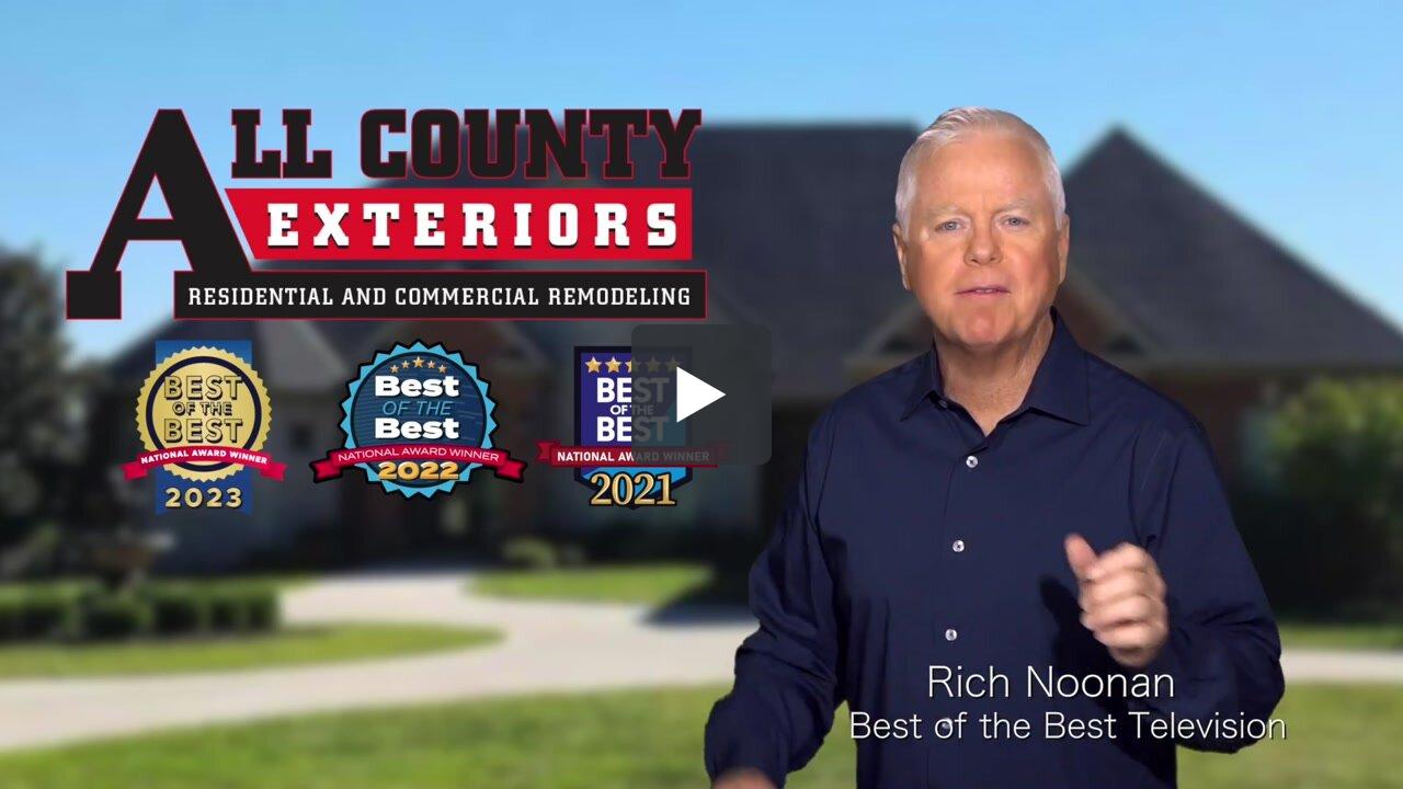 ALL COUNTY EXTERIORS EARNS 2023 NATIONAL BEST OF THE BEST AWARD ...