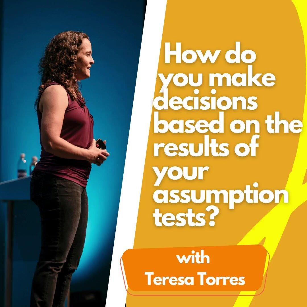 How do you make decisions based on the results of your assumption tests?