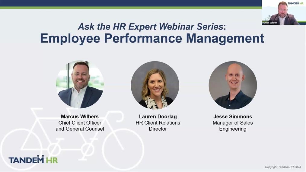 Ask the HR Expert - Employee Performance Management