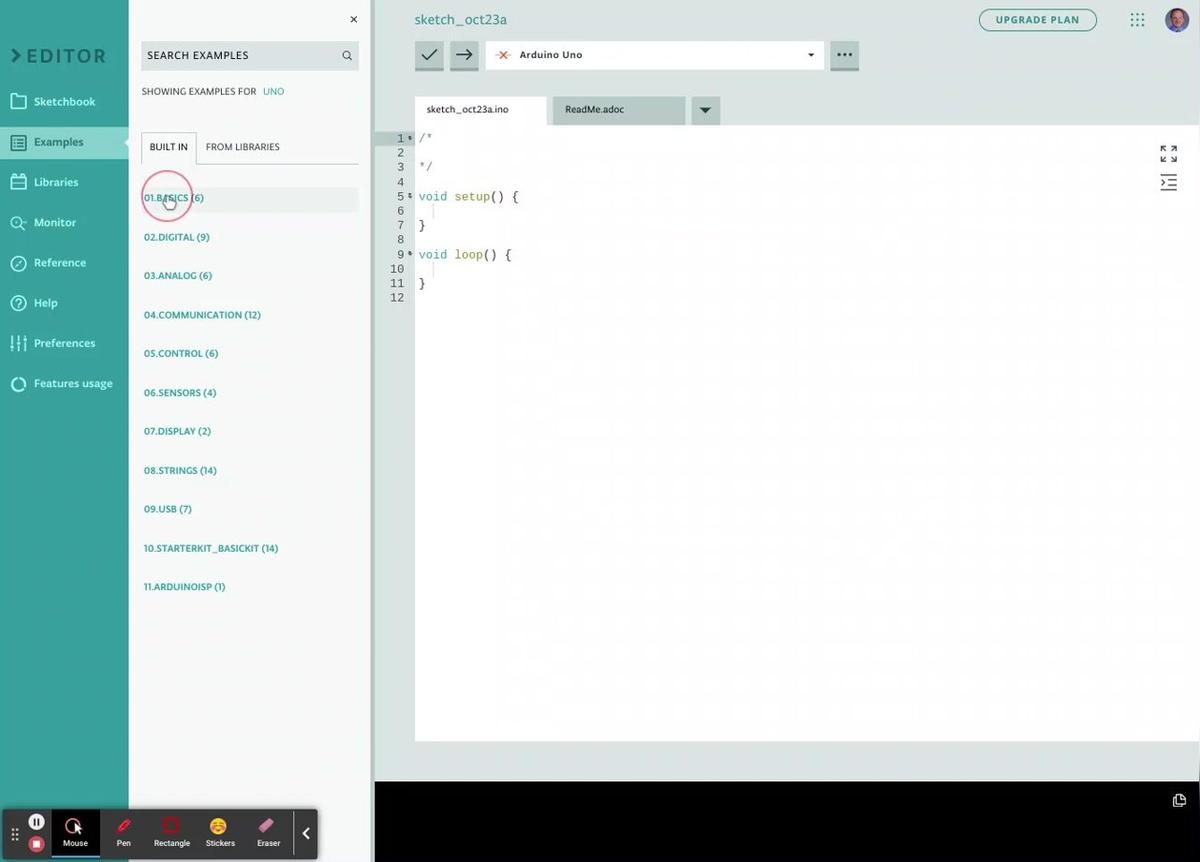 Open Blink in Web Editor