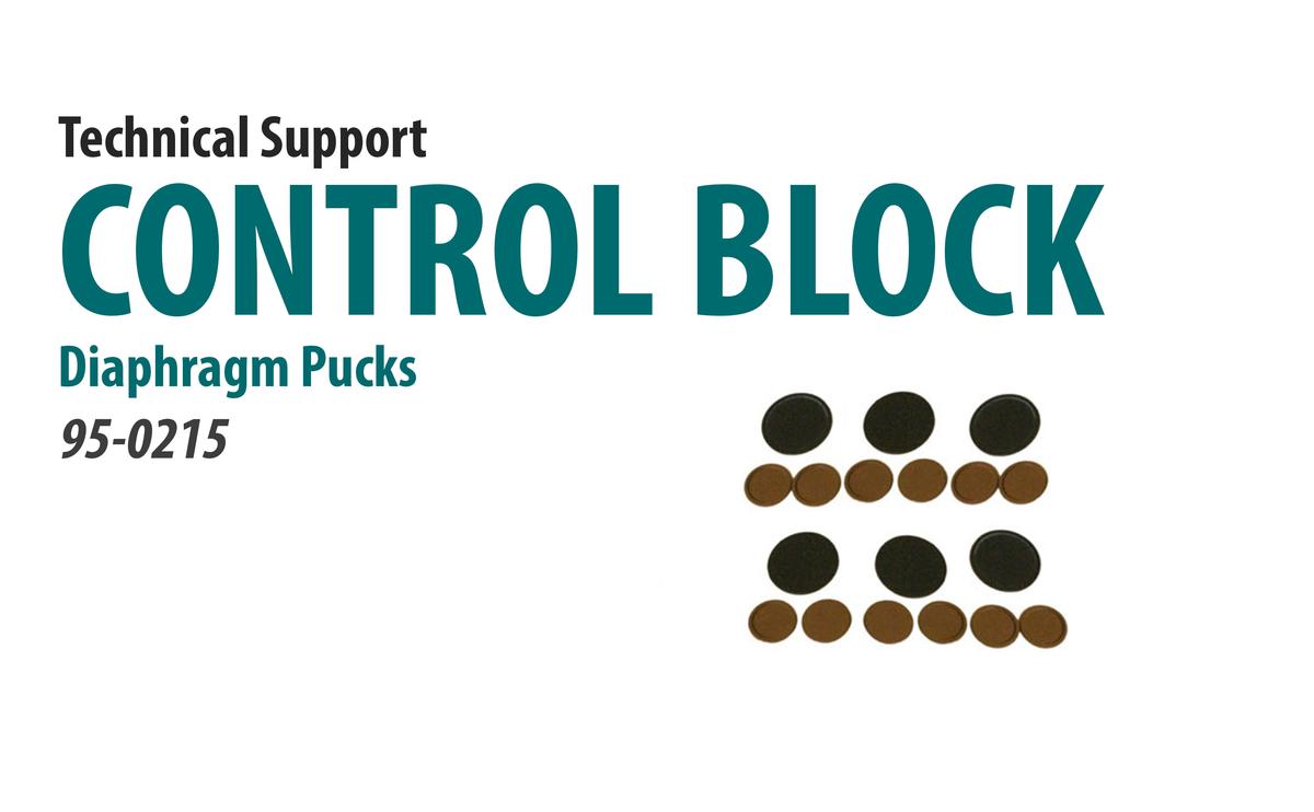 Replace the Control Block Diaphragm Pucks [66-4007]