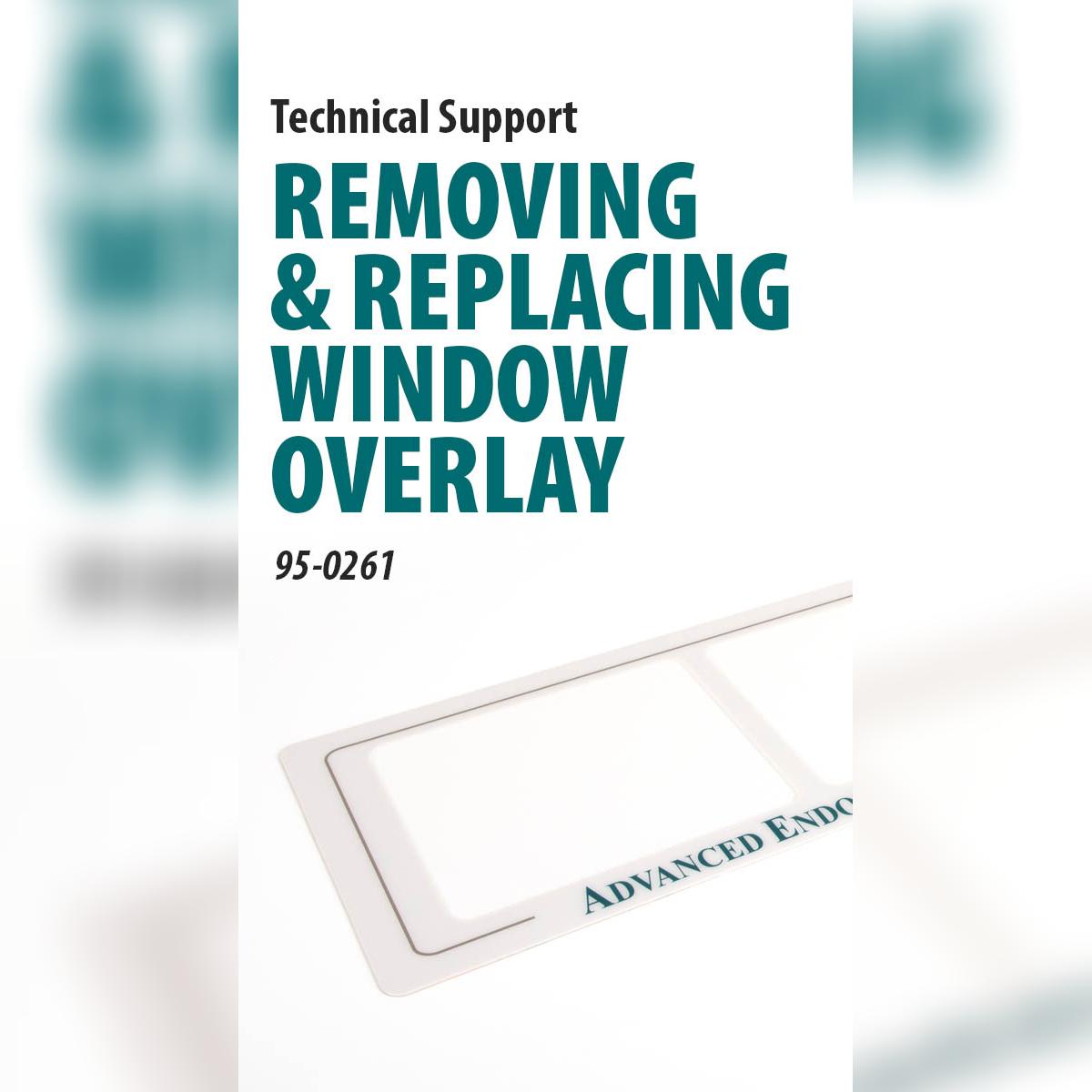 Removing and Replacing Window Overlay [66-4017]