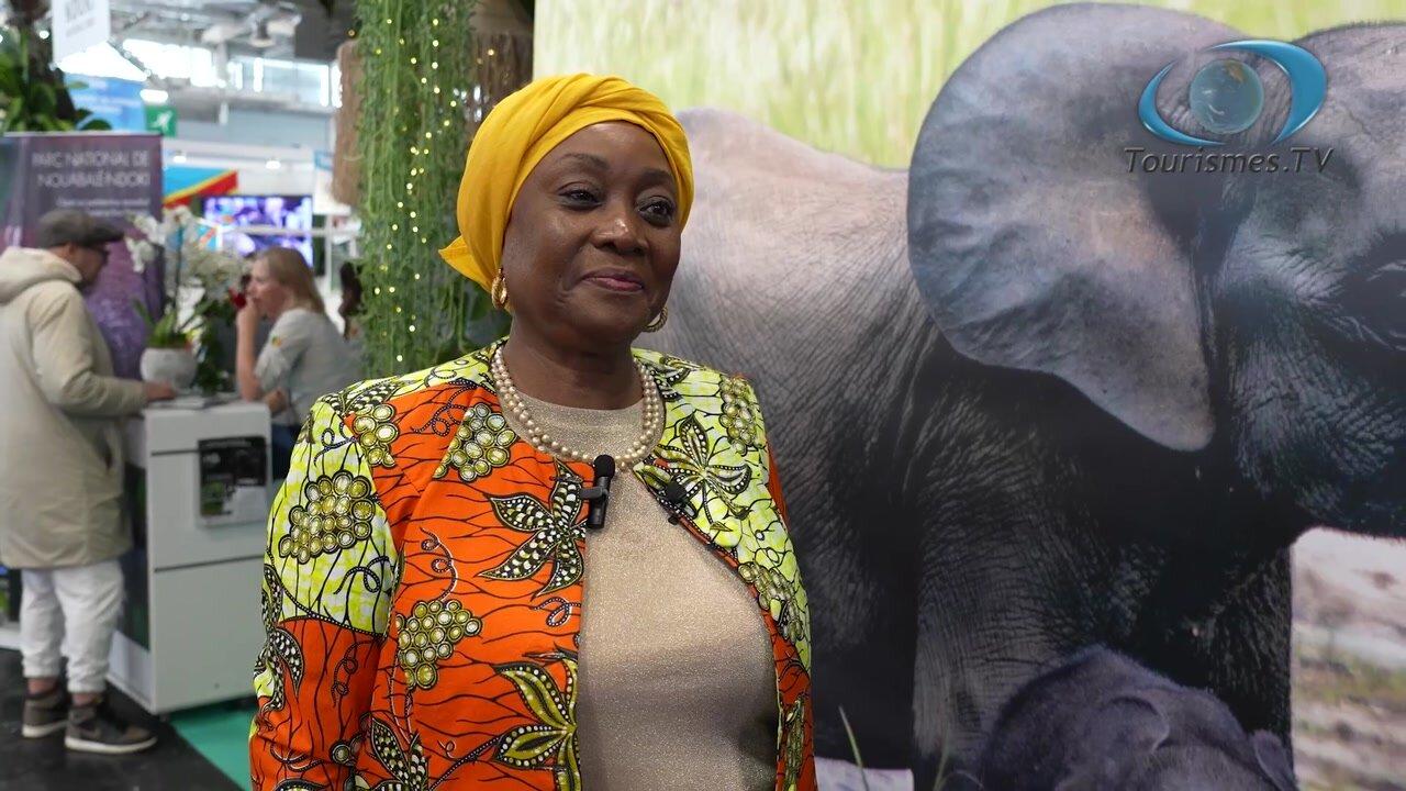 Lydie Pongault, ministre du tourisme de la République du Congo. Mars 24