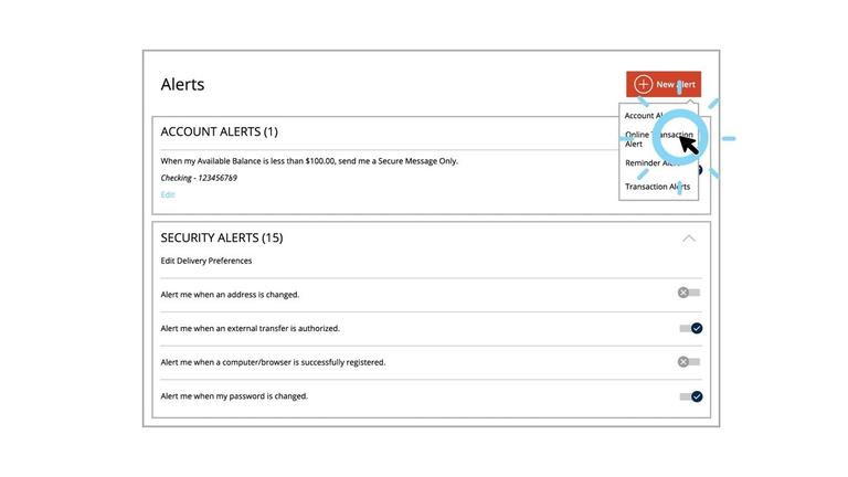 Online Transactions Alerts