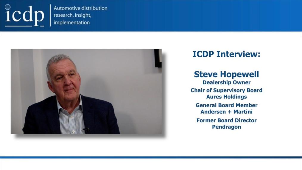 ICDP interview with Steve Hopewell - New versus used car