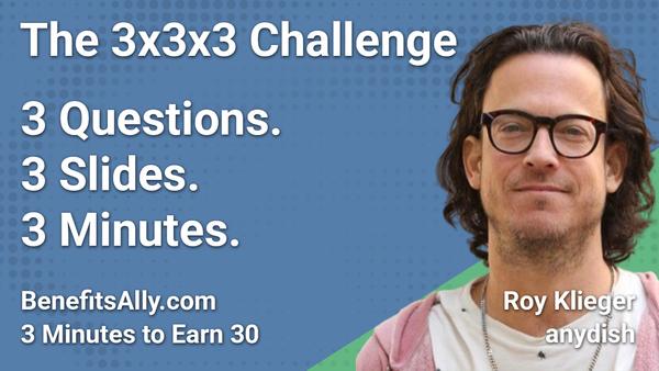anydish - 3x3x3 Challenge with Roy Klieger