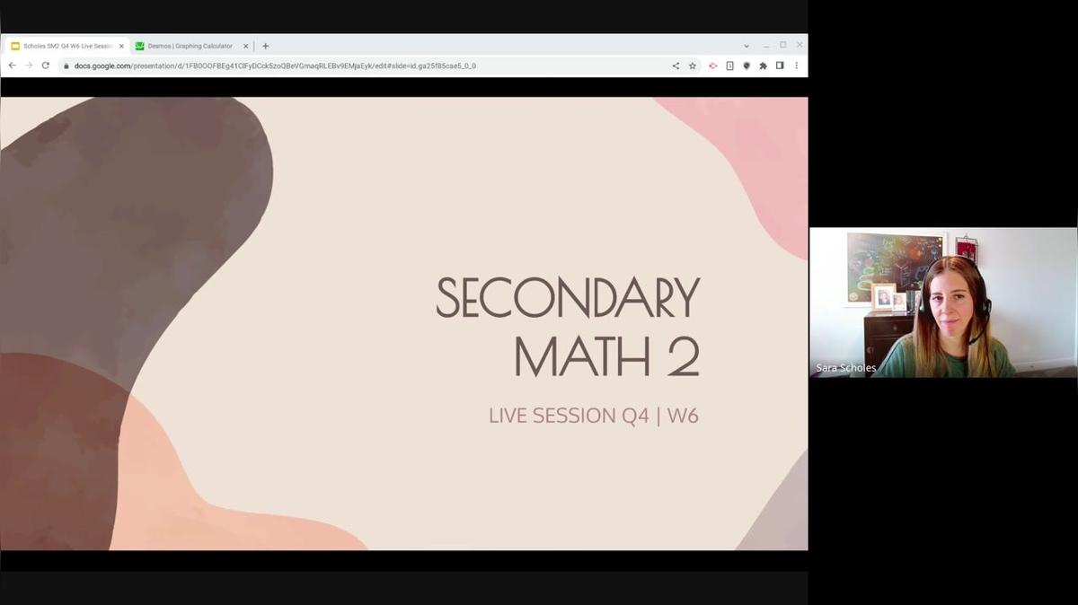 Scholes SM2 Q4 W6 Live Session Recording