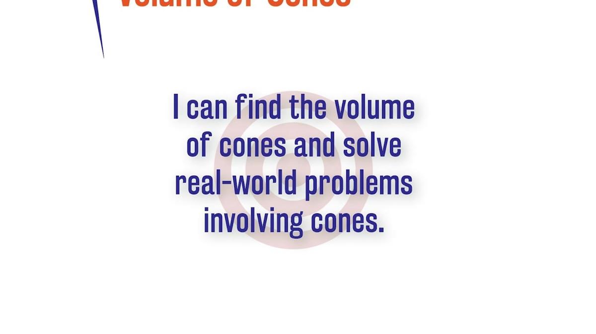 ORSP 2AC.10.6 Volume of Cones