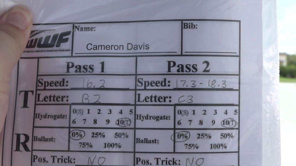 Cameron Davis IG Round 1 Pass 1