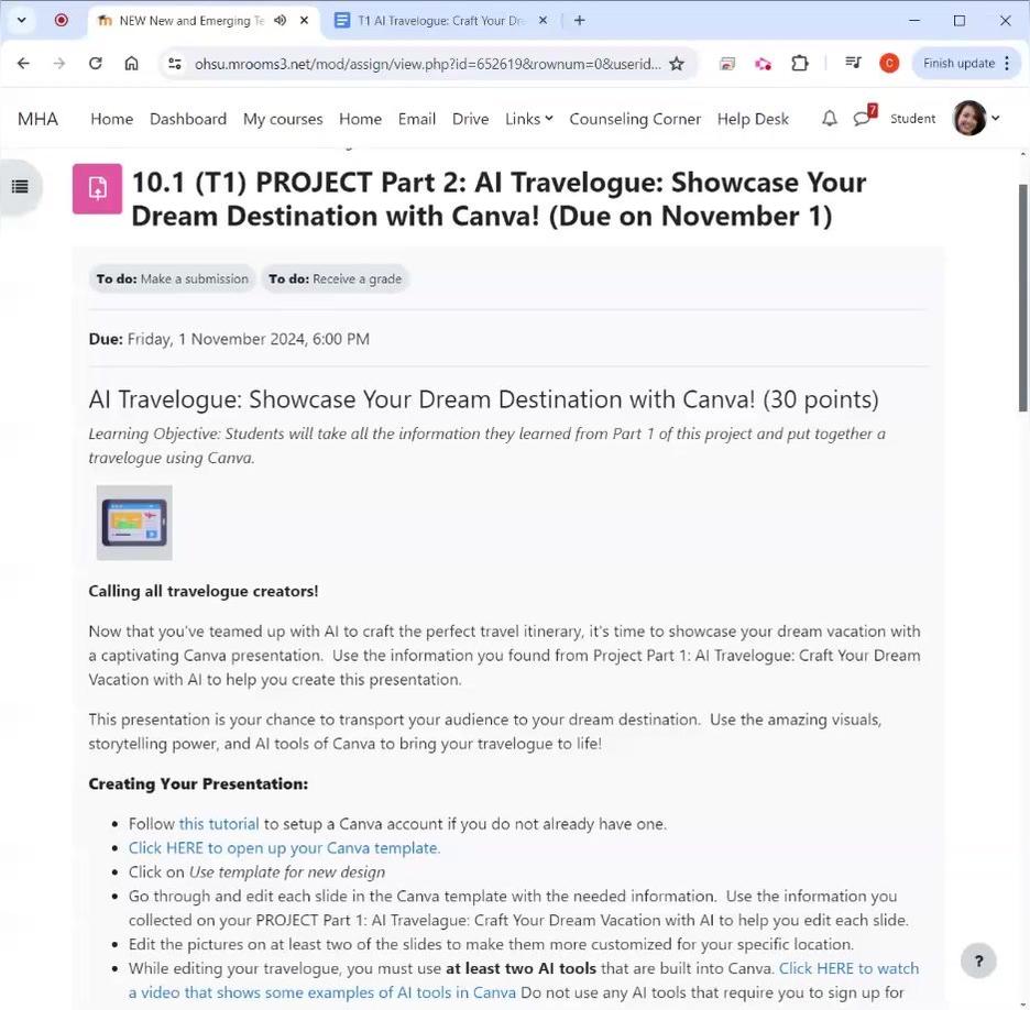 T1 Project Part 2_ AI Travelogue Explanation