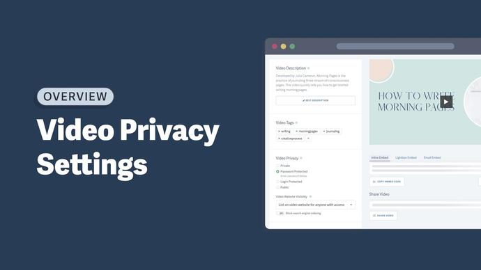 Video thumbnail for 'Video Privacy: How to Secure & Protect Videos' article