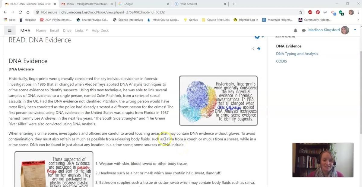 MF Q4 DNA Evidence Overview
