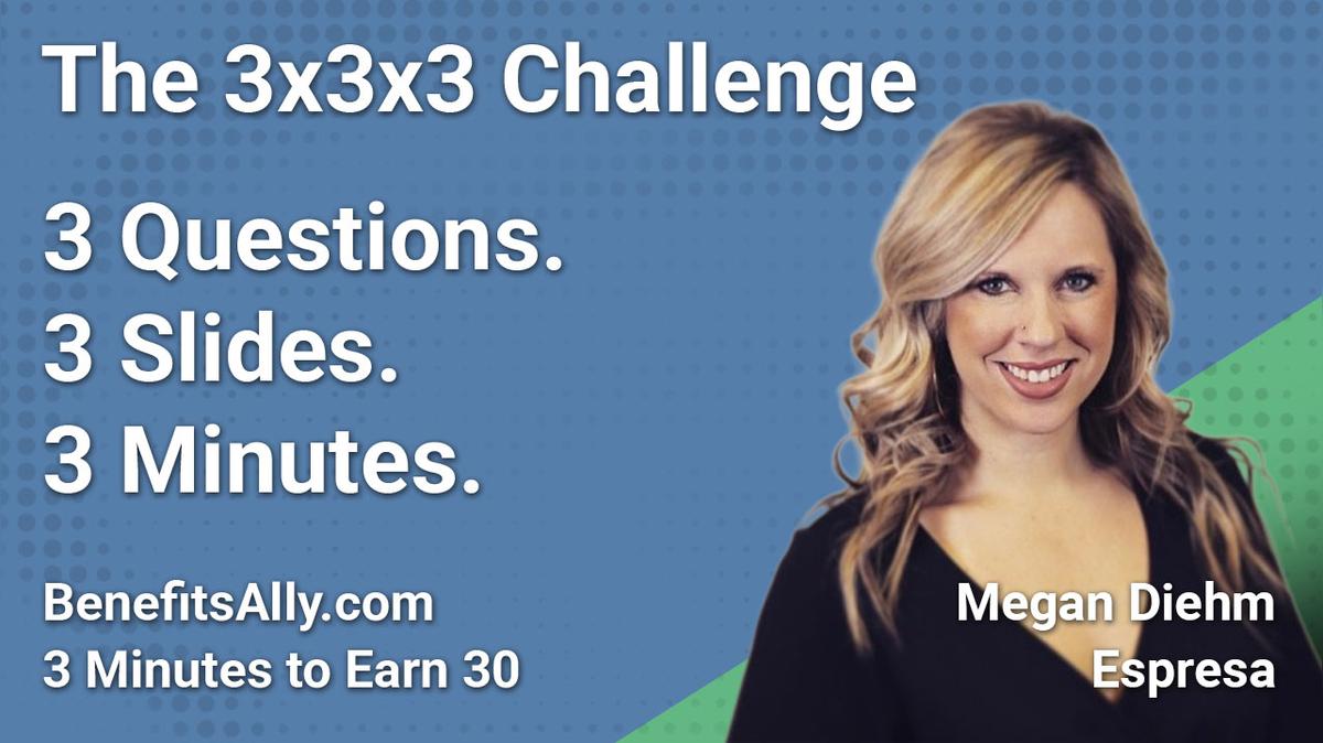 Espresa - 3x3x3 Challenge With Megan Diehm