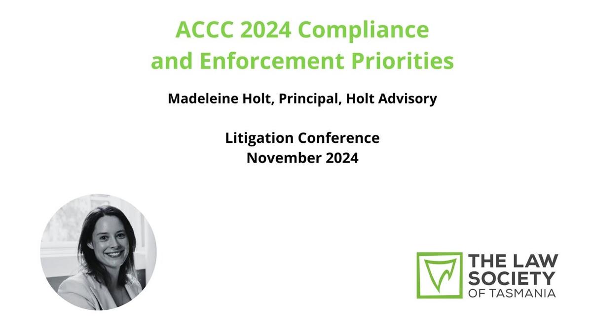 ACCC 2024 Compliance and Enforcement Priorities