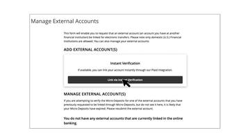 External Accounts
