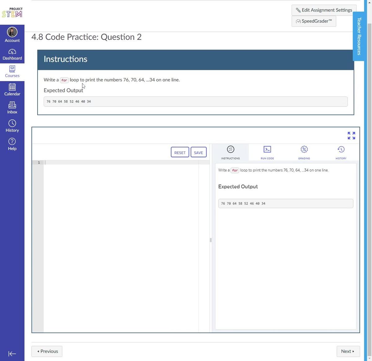 4.8 Code Practice Question 2