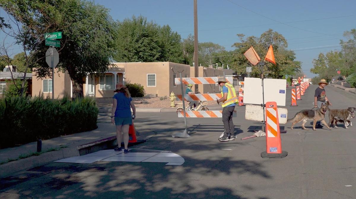 Chalk Mock Up Event - Pueblo Alto &amp; Mile Hi Drainage Study Project