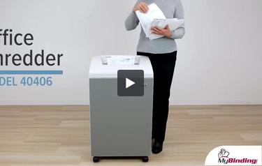 Office Shredder Model 40406 Feature Video