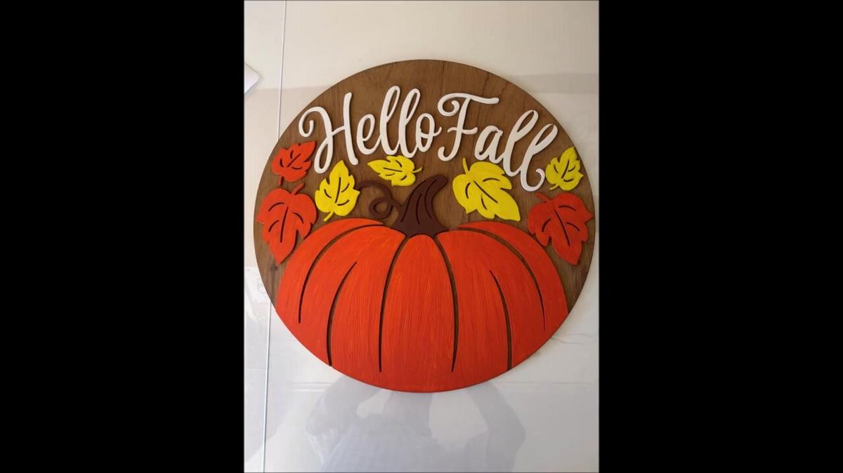 hello fall laser cut