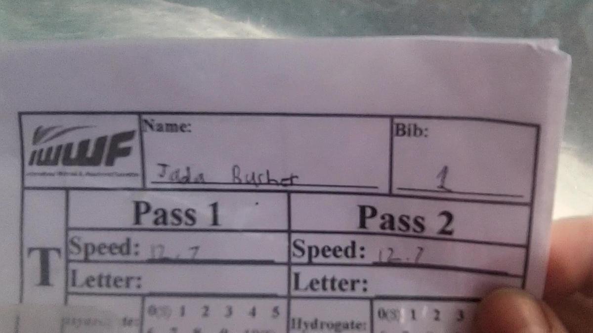 Jada Bucher G1 Round 2 Pass 1