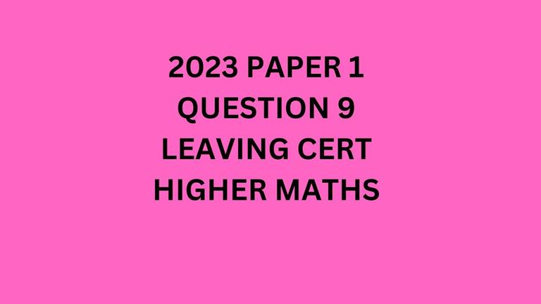Q9 Lchm P1 2023