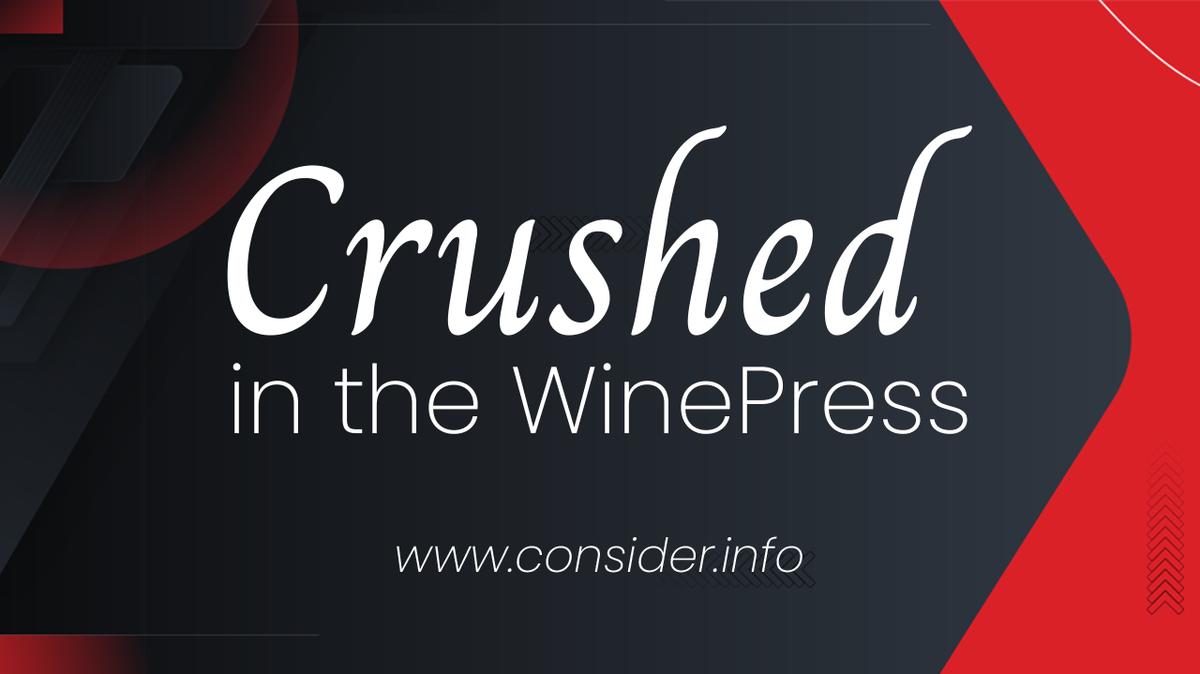 Crushed In The WinePress : Judges, Prosecutors, Police, Hate Crime