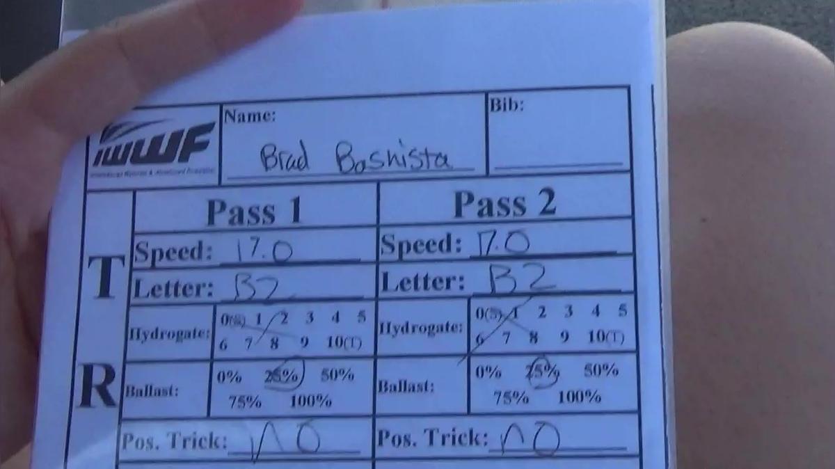 Brad Bashista B4 Round 1 Pass 1
