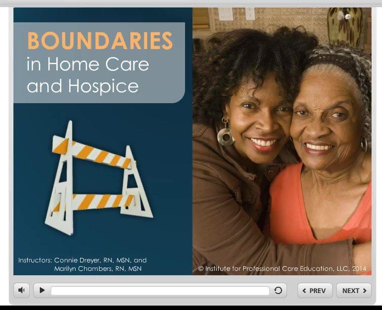 Boundaries in Home Care