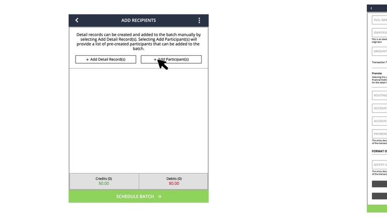 Creating an ACH Batch