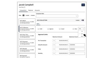User Rights Setup
