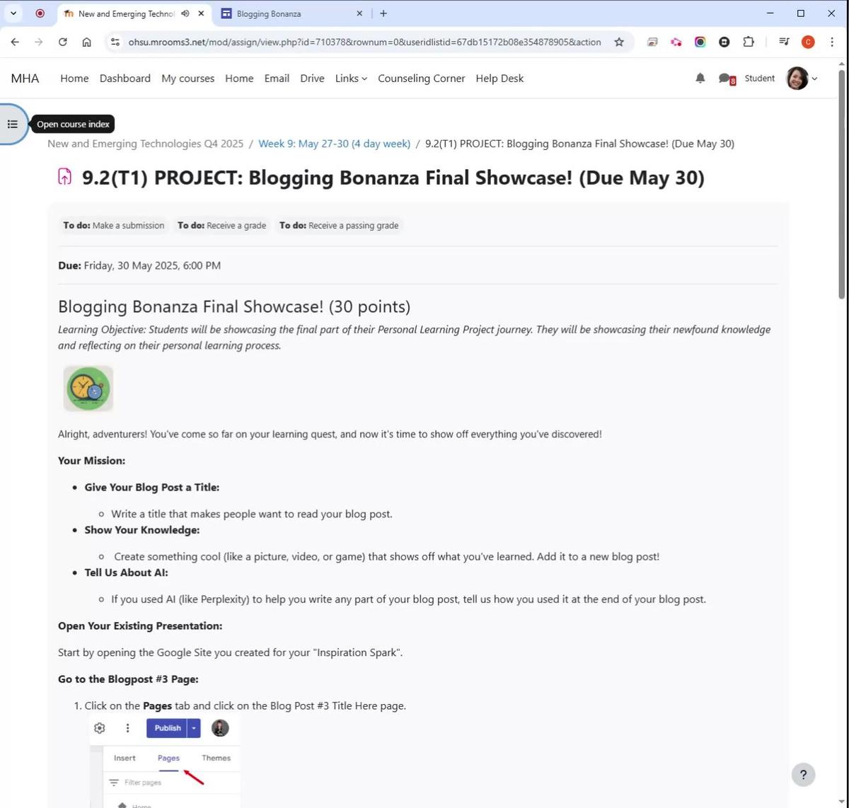 T1 Blogging Bonanza Final Showcase