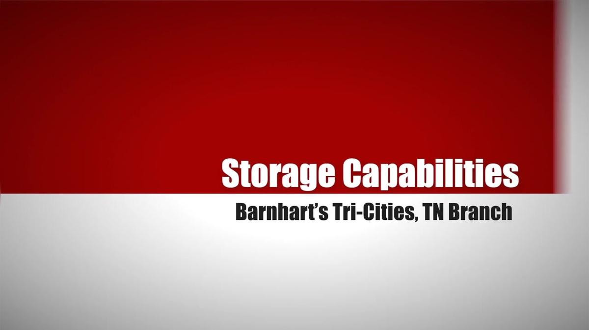 Barnhart Tri-Cities Storage Capabilities