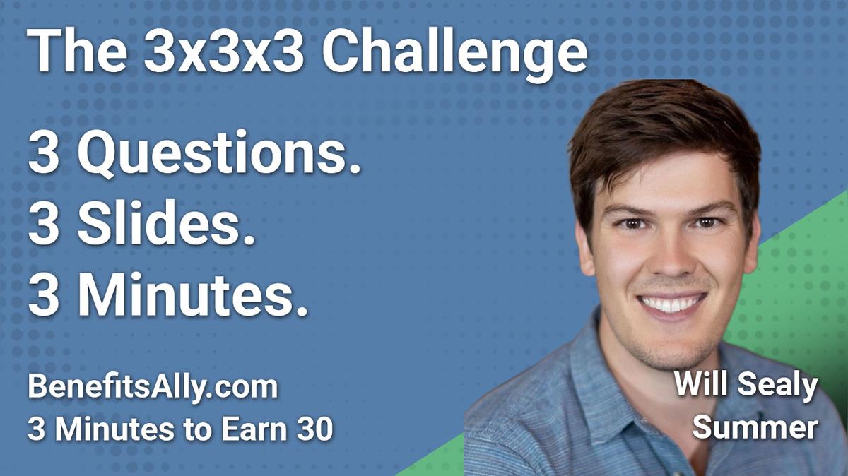 Summer - 3x3x3 Challenge with Will Sealy