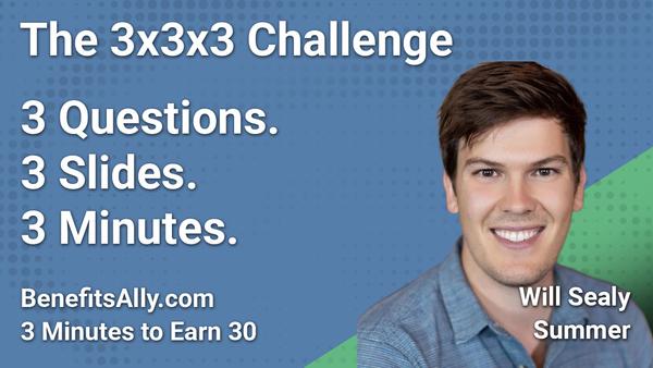 Summer - 3x3x3 Challenge with Will Sealy