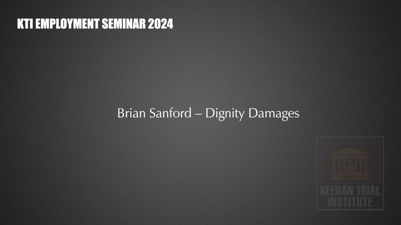2. Brian Sanford – Dignity Damages