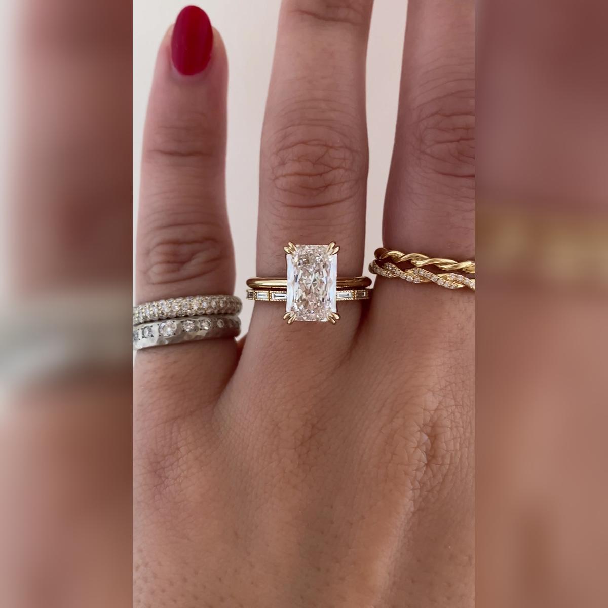 Raine Radiant Wedding Band Pairings