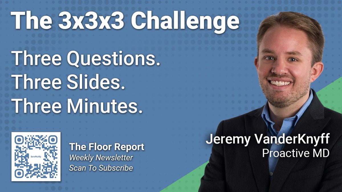 Proactive MD - 3x3x3 Challenge With Jeremy VanderKnyff
