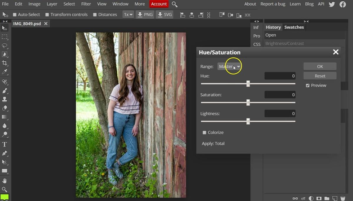 Photopea - Hue Saturation Demonstration.mp4
