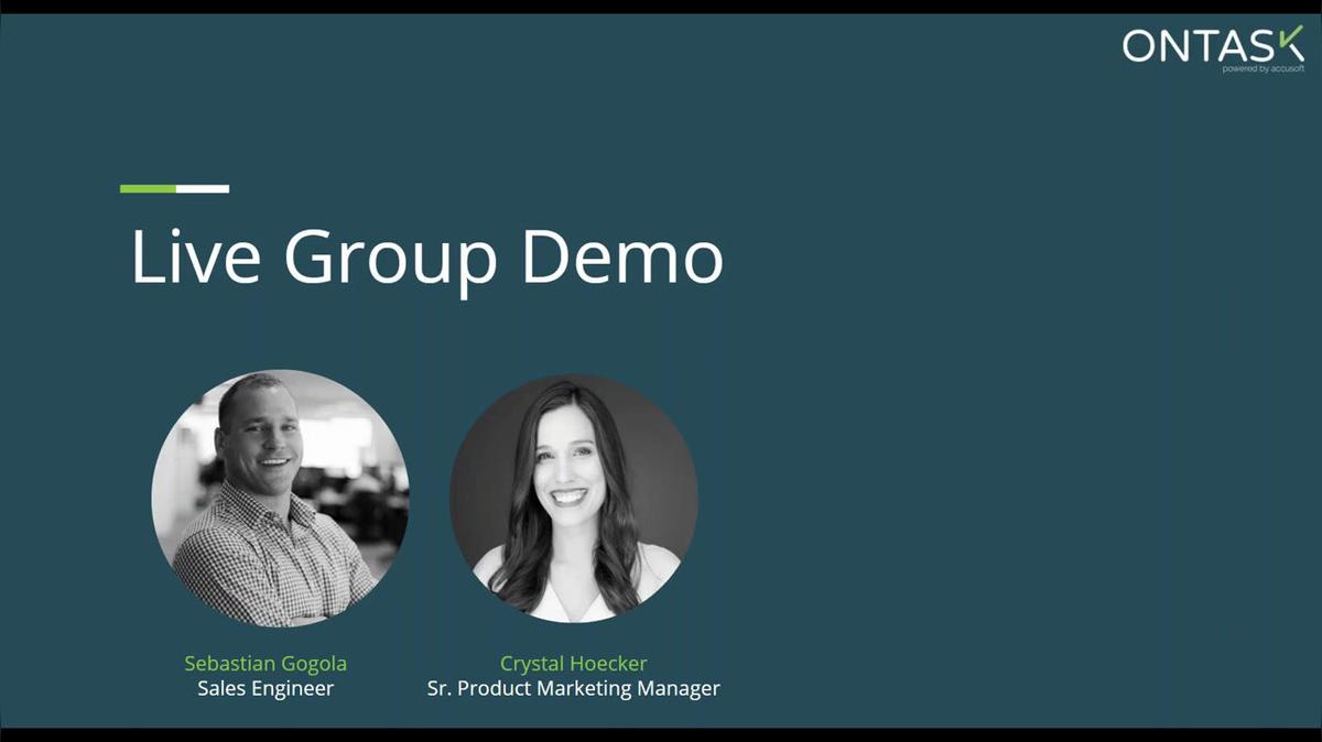 OnTask Live Group Demo - 9.2.2020
