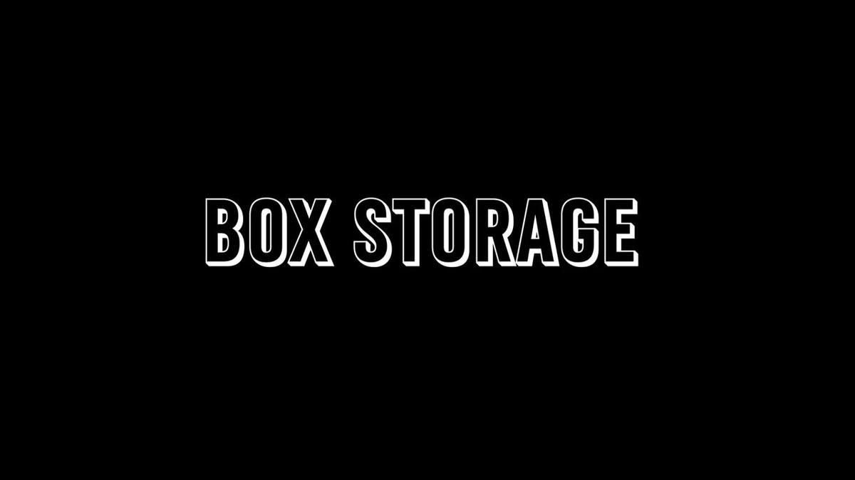 Training Tip - Box Storage