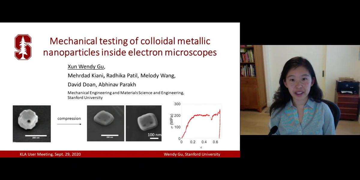 Mechanical Testing of Colloidal Metallic Nanoparticles Inside Electron Microscopes