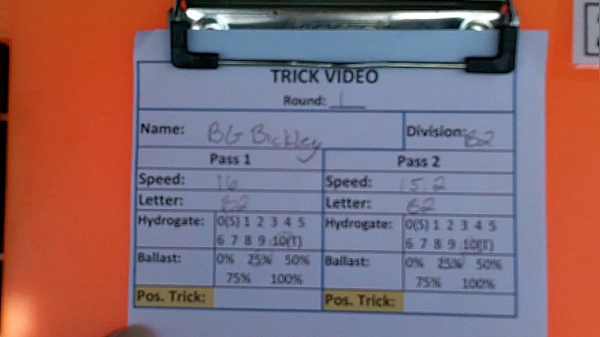 BG Bickley B2 Round 1 Pass 2