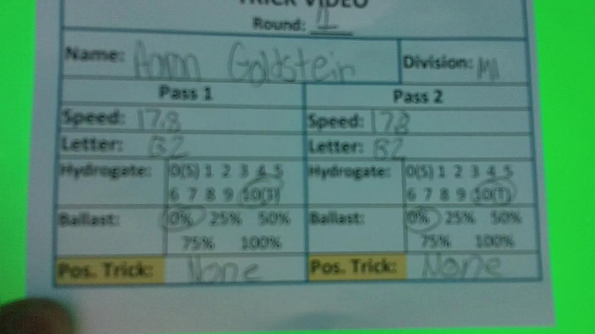 Aaron Goldstein M1 Round 1 Pass 1