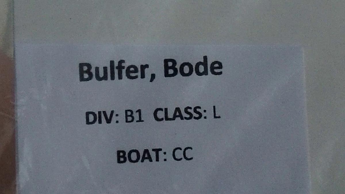 Bode Bulfer B1 Round 1 Pass 2