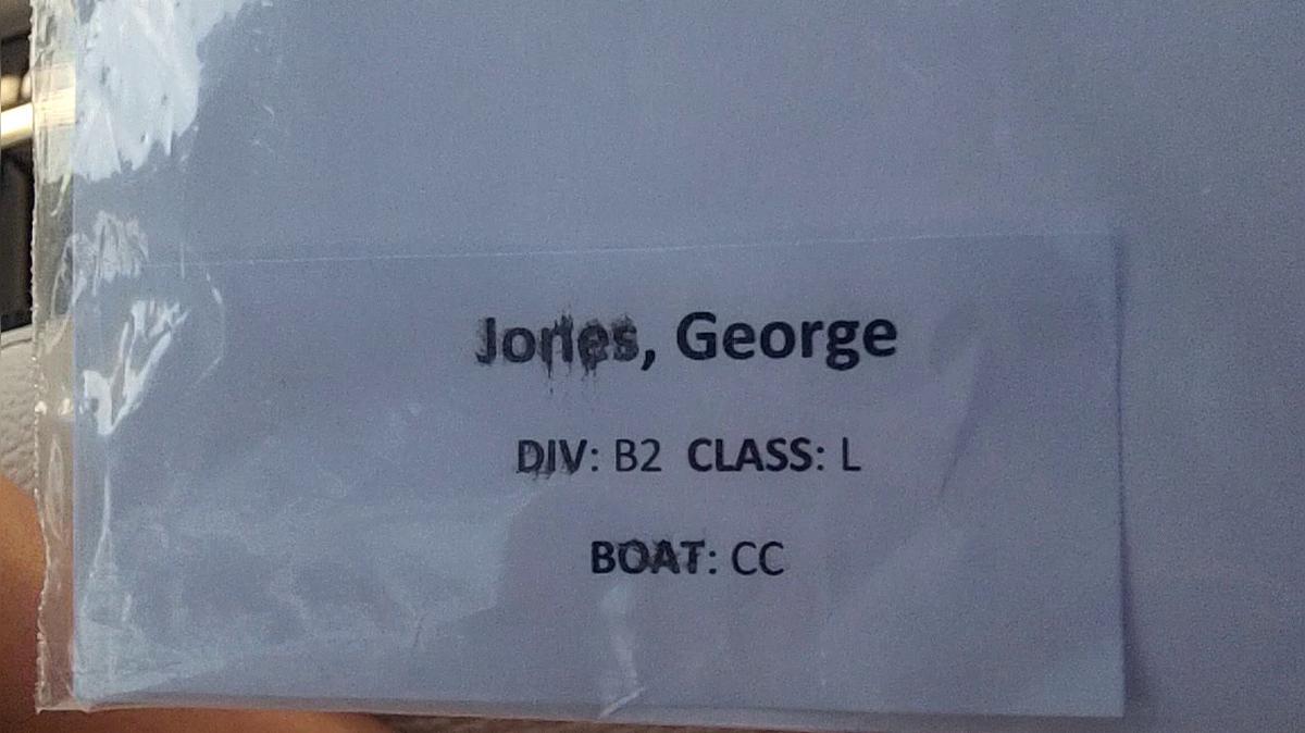 George Jones B2 Round 1 Pass 1