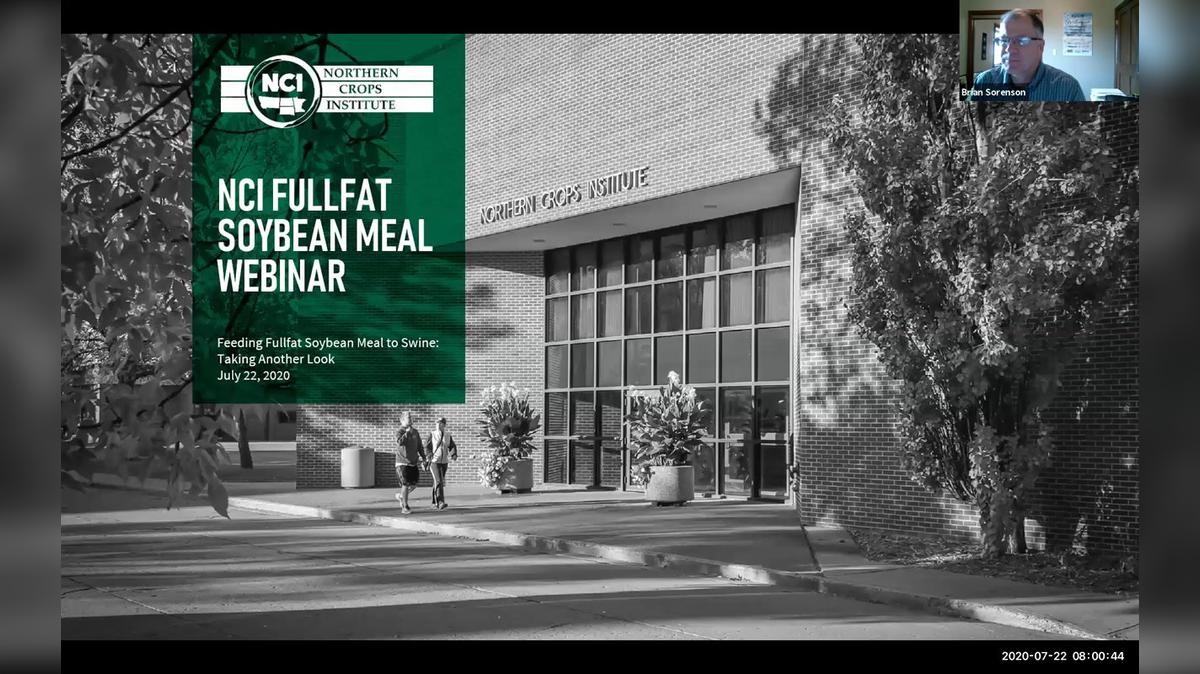 NCI Fullfat Soybean Meal Webinar | Feeding Fullfat Soybean Meal to Swine