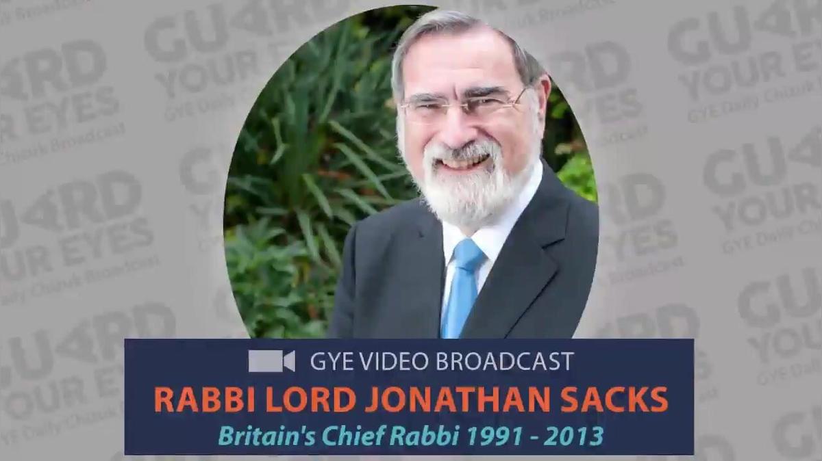 228 - Rabbi Jonathan Sacks - Shabat = Detox Digital